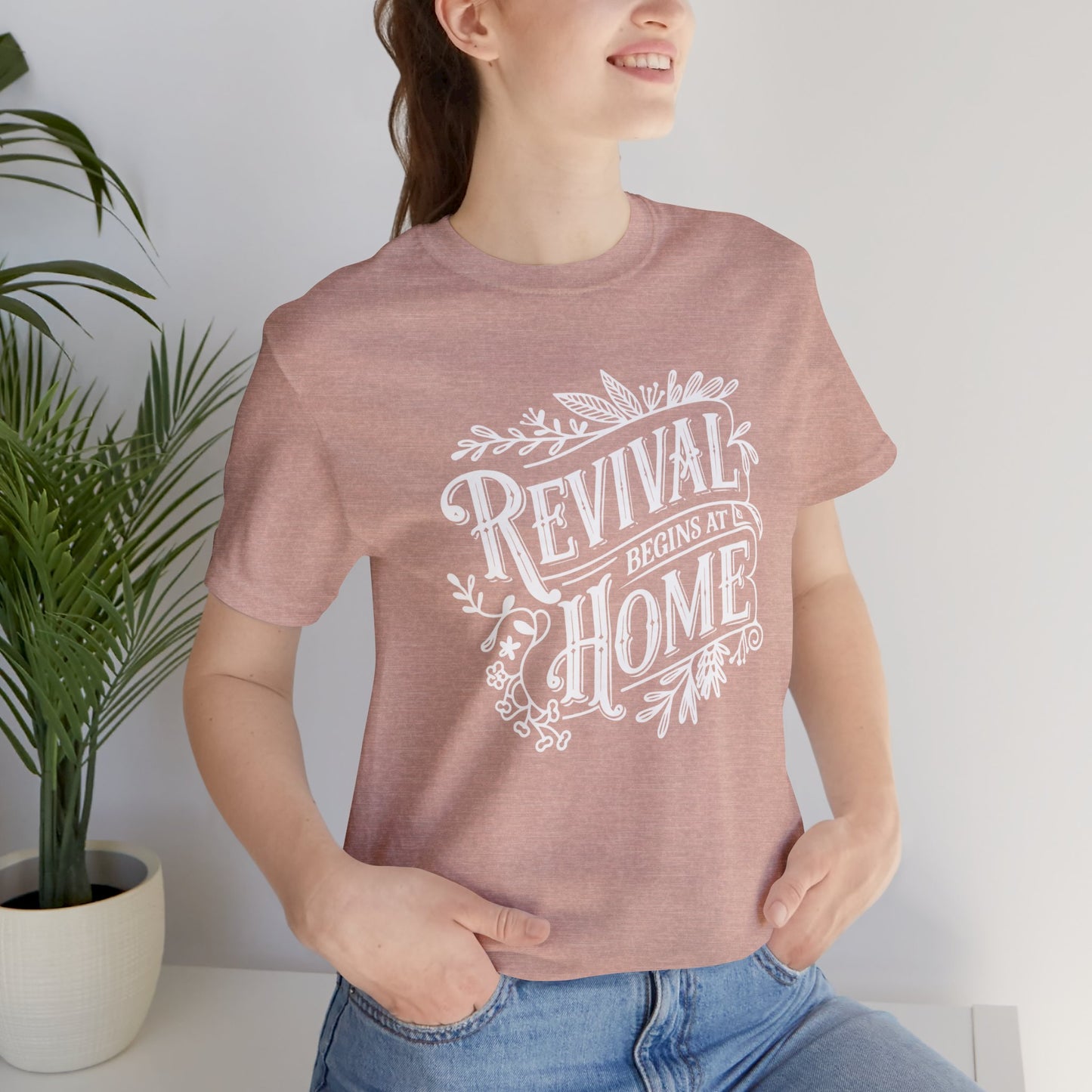 Revival Begins At Home Color Tee