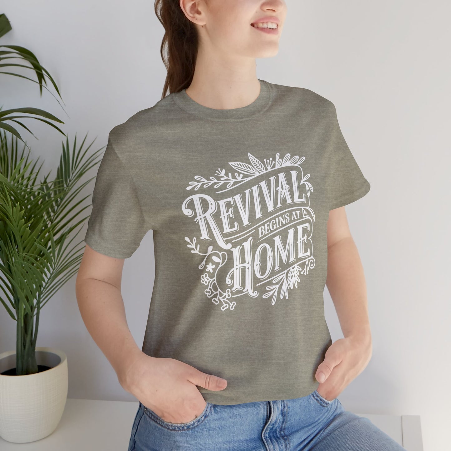 Revival Begins At Home Color Tee
