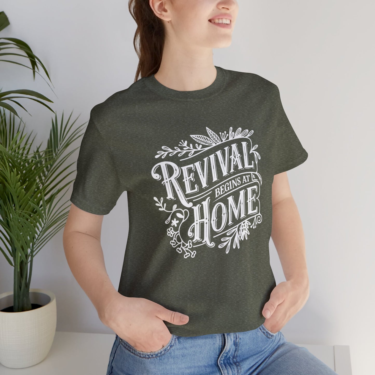 Revival Begins At Home Color Tee