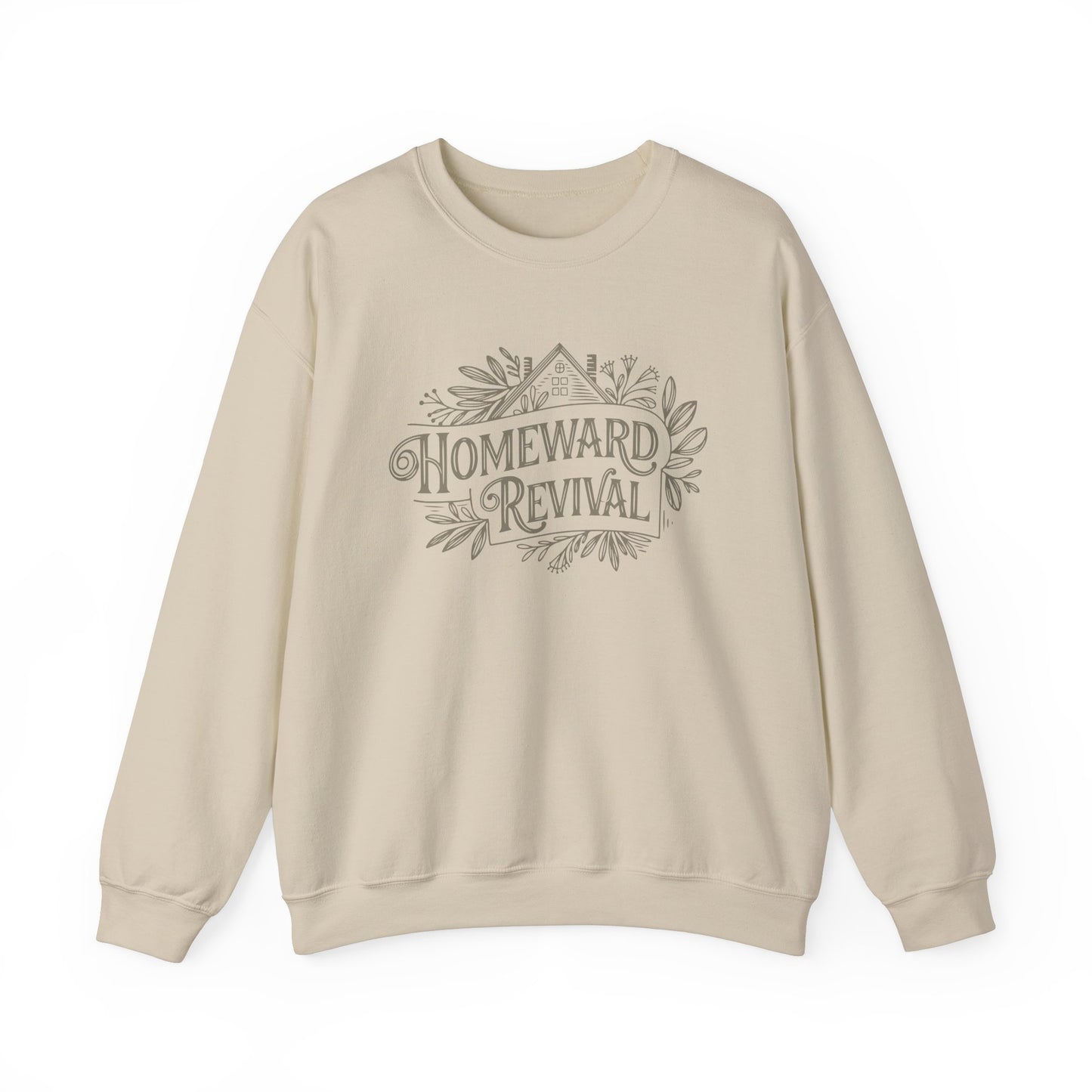 Homeward Revival Natural Crewneck Sweatshirt