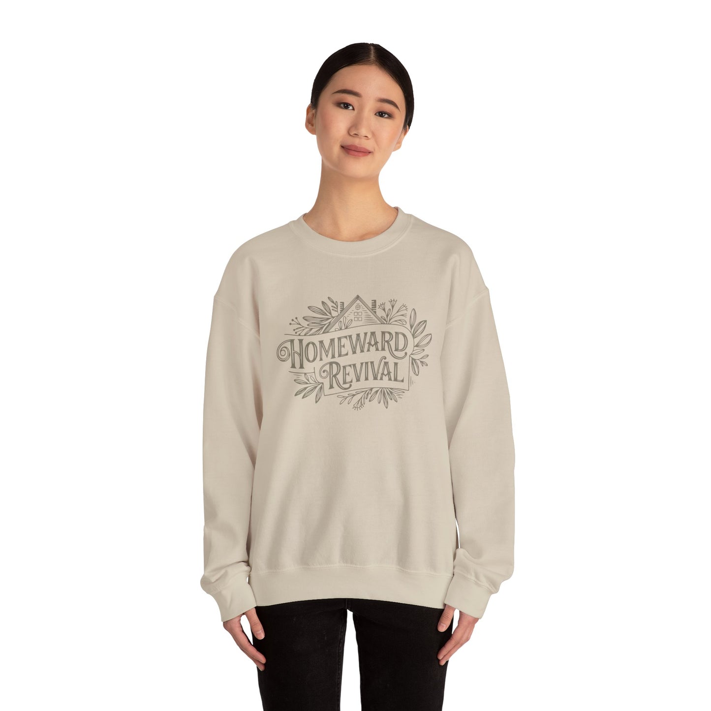 Homeward Revival Natural Crewneck Sweatshirt