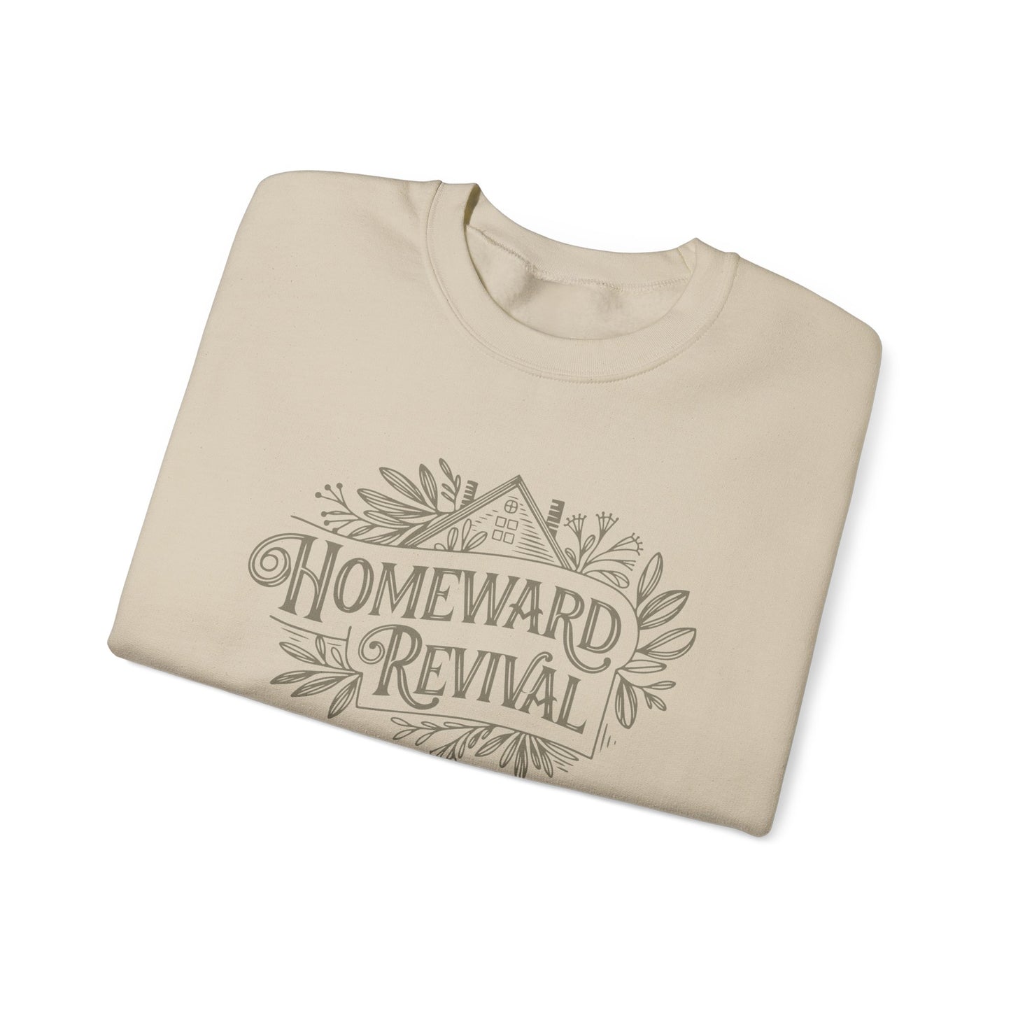 Homeward Revival Natural Crewneck Sweatshirt